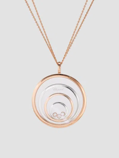Chopard Women's Happy Spirit Two-tone 18k Rose Gold & Diamond Pendant Necklace
