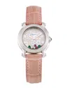 Chopard Women's Happy Sport Diamond Watch (authentic Pre-loved) In Brown