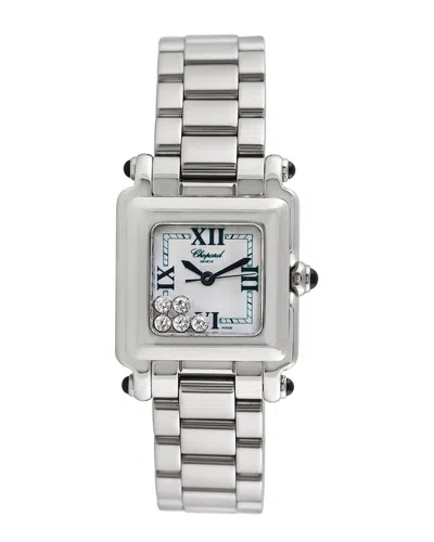 Chopard Women's Happy Sport Diamond Watch, Circa 2000s (authentic ) In Neutral