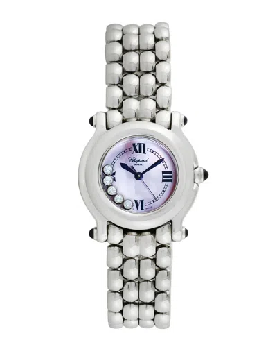 CHOPARD CHOPARD WOMEN'S HAPPY SPORT DIAMOND WATCH, CIRCA 2000S (AUTHENTIC PRE-LOVED)