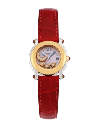 Chopard Women's Happy Sport Moon & Stars Diamond Watch, Circa 2000's (authentic Pre-loved)