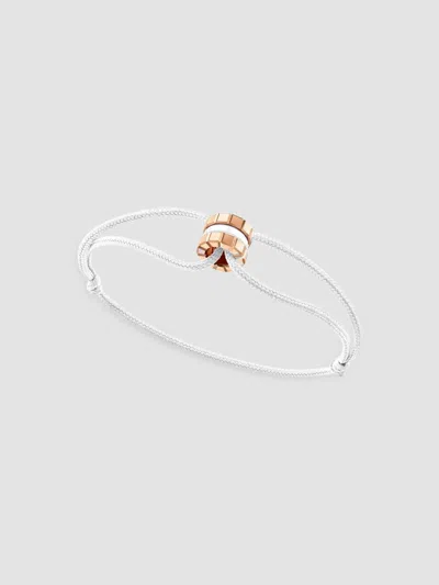 Chopard Women's Ice Cube 18k Rose Gold & Ceramic Cord Bracelet In Multi