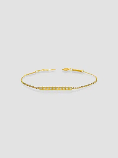 Chopard Ice Cube Diamond & 18k Yellow Gold Bracelet