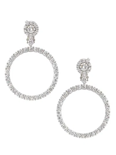 Chopard Women's Lheure Du Diamant 18k White Gold & 6.40 Tcw Diamond Earrings