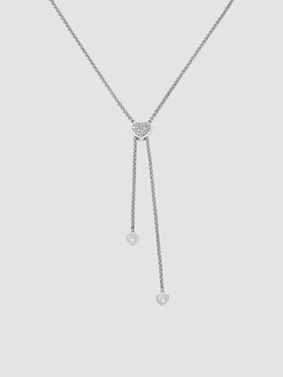 Chopard Women's My Happy Hearts 18k White Gold & 0.18 Tcw Diamond Pendant Necklace