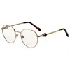 Chopard Demo Round Ladies Eyeglasses Vchc52s 0594 51 In Black