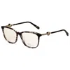 Chopard Women's 54 Mm Grey Tortoise Opticals Vch284s5401cj