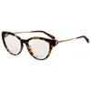 Chopard Women's 53 Mm Tortoise Opticals Vch323s539ajy In Brown