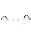 Chopard Women's Rectangular Metal Eyeglasses - Vchf54 In Black