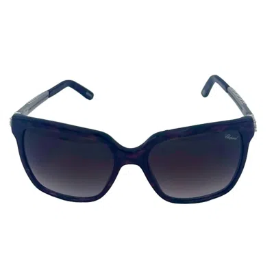 Chopard Women's Sch208s Square Non-polarized Sunglasses In Shiny Purple In Multi