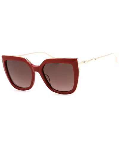 Chopard Women's Sch319m 54mm Sunglasses In Burgundy