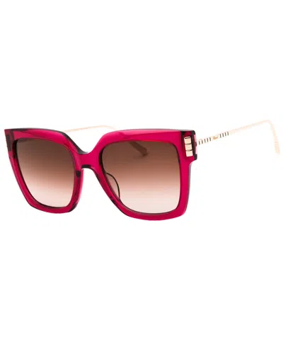 Chopard Women's Sch353m 54mm Sunglasses In Pink