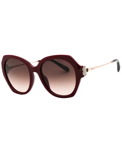 Chopard Women's Sch354s 54mm Sunglasses In Brown