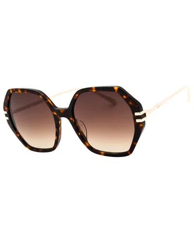 Chopard Women's Sch370m 57mm Sunglasses In Brown