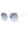 Chopard Women's Schl02m 57mm Sunglasses In Blue
