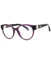 Chopard Women's Vch350s 53mm Optical Frames In Blue