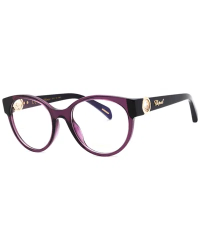 Chopard Women's Vch350s 53mm Optical Frames In Purple