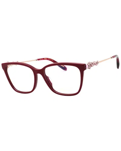 Chopard Women's Vch361s 55mm Optical Frames In Burgundy