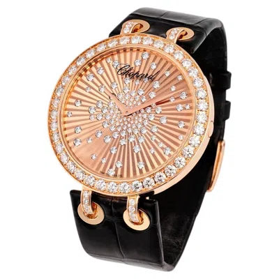 Pre-owned Chopard Xtravaganza 18k Rose Gold Diamond Watch, 6.74 Carats, 2010s In Red
