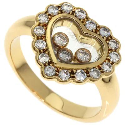 Pre-owned Chopard Yellow Gold (18k) Band Ring () In Multi