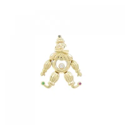 Pre-owned Chopard Yellow Gold (18k) Brooch () In Multi
