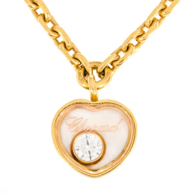 Pre-owned Chopard Yellow Gold (18k) Necklace () In Multi