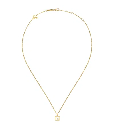 Chopard Yellow Gold And Diamond Happy Diamonds Icons Necklace