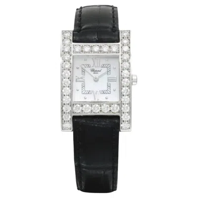 Pre-owned Chopard 'your Hour' Diamond And Mother-of-pearl Wristwatch In Multi