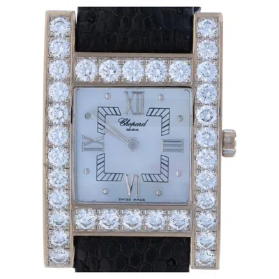 Pre-owned Chopard Your Hour Diamond Watch 4451 13/6621 Gold 18k Quartz 3.40ctw 1yr Wnty In Multi