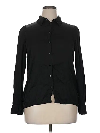 Pre-owned Chopin Roma Long Sleeve Button Down Shirt In Black