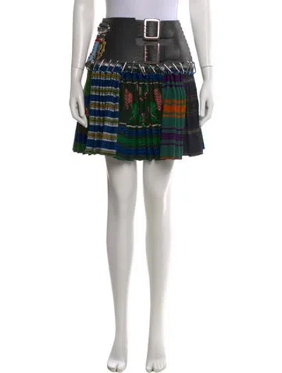 Pre-owned Chopova Lowena 2019 Mini Skirt In Green