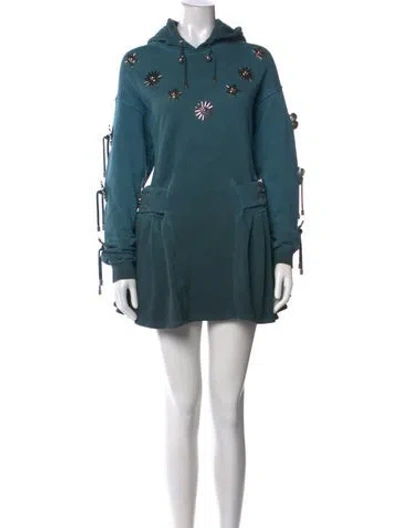 Pre-owned Chopova Lowena 2025 Mini Dress In Blue