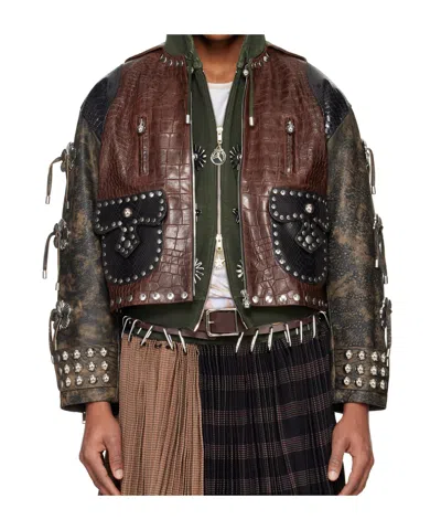 CHOPOVA LOWENA AFTERCLAP LEATHER JACKET