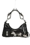 Chopova Lowena Mini Sophia Leather Shoulder Bag In Black