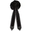 Chopova Lowena Bandit Rosette Barrette In Black