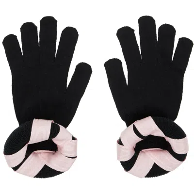 Chopova Lowena Black Cribbage Cross Gloves