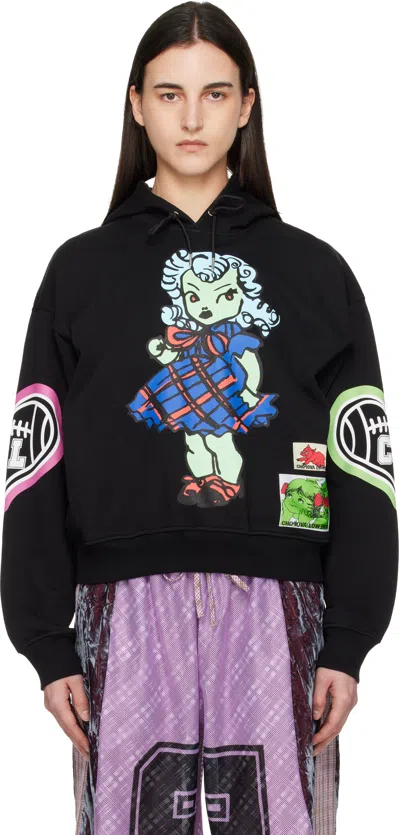 Chopova Lowena Black Cry Baby Hoodie
