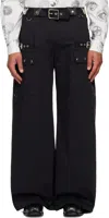 Chopova Lowena Black Thunderhull Trousers In Black
