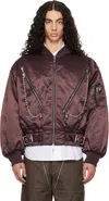 Chopova Lowena Brown Helter Bomber Jacket In Brown