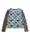 Chopova Lowena Bun Gal Plaid Printed T-shirt In Multi