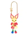 Chopova Lowena Bunny Keychain In Gold