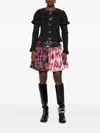 Chopova Lowena Butterfly-embellished Ruffled Shirt In Black