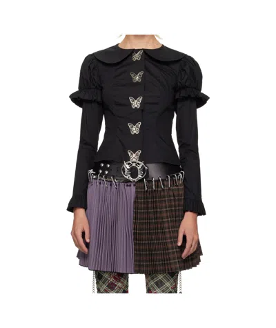 Chopova Lowena Butterfly Shirt In Multi