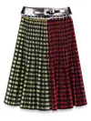 Chopova Lowena Women Split Carabiner Midi Skirt In Black
