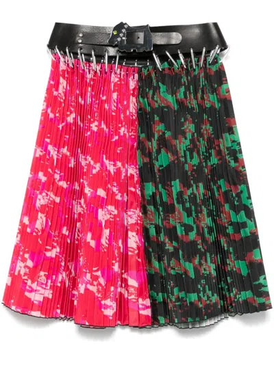 Chopova Lowena Carol Midi Skirt In Green