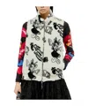 Chopova Lowena Cartoon-print Gilet In Black
