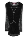 Chopova Lowena Chain-embellished Blouse In Black