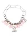 Chopova Lowena Charm Chain Necklace In Metallic