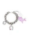 Chopova Lowena Charm-detail Bracelet In Silver