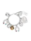 Chopova Lowena Charm-detail Bracelet In Silver